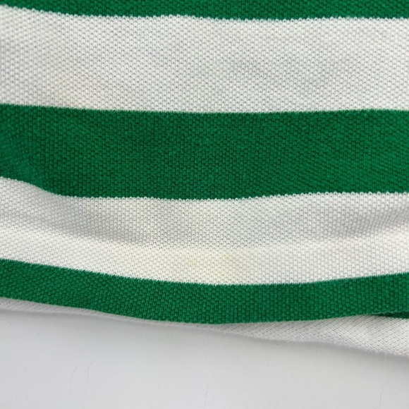 Green and White Striped Polo Shirt by Ralph Lauren - Picture 2 of 9